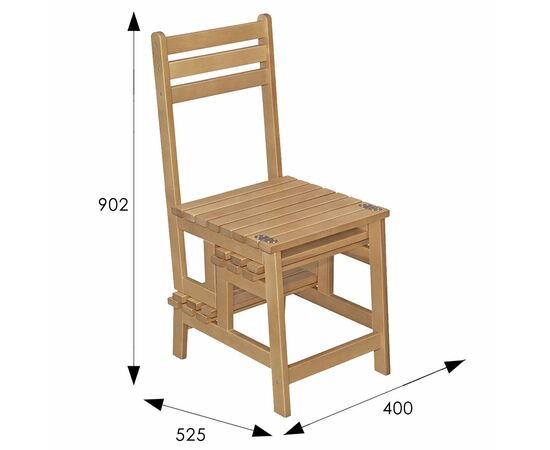 Стул-стремянка Массив бук, изображение 6 | Интернет магазин мебели и декора LifeDekor