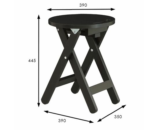 Табурет складной венге, изображение 8 | Интернет магазин мебели и декора LifeDekor