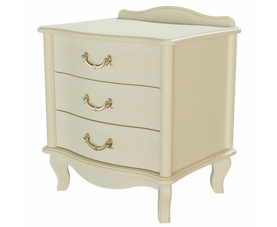 Тумбочка Джульетта 3 ящ. дуб шампань Л | Интернет магазин мебели и декора LifeDekor