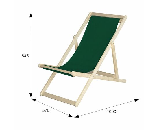 Шезлонг ткань зелёный, изображение 8 | Интернет магазин мебели и декора LifeDekor
