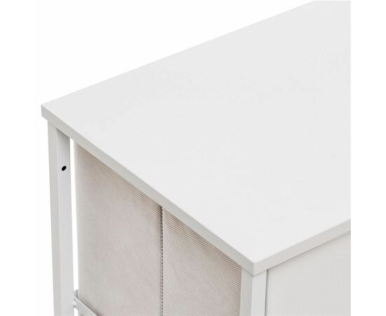 Комод "Линкс" 6 ящиков (каркас Белый / ящики Белый), изображение 4 | Интернет магазин мебели и декора LifeDekor