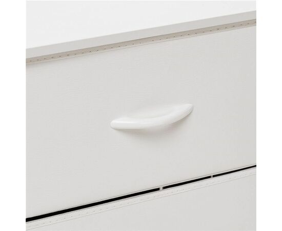 Комод "Линкс" широкий (5 ящ) (каркас Белый / ящики Белый), изображение 4 | Интернет магазин мебели и декора LifeDekor