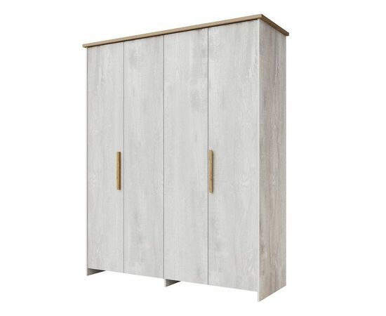 Шкаф «Скандинавия 4Д» КМК 0905.8, Бетон пайн светлый/Дуб Наварра, изображение 2 | Интернет магазин мебели и декора LifeDekor