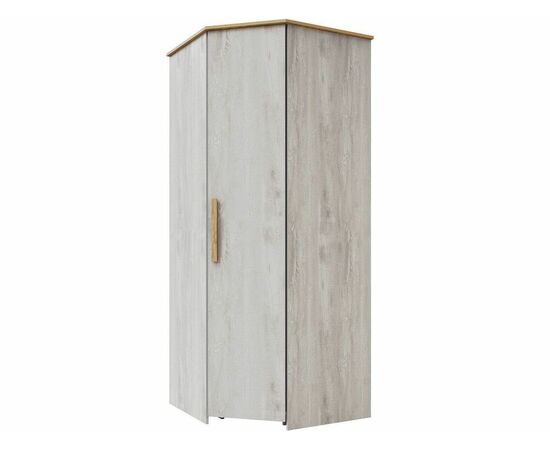 Шкаф «Скандинавия» КМК 0905.12, бетон пайн светлый/ дуб наварра, изображение 2 | Интернет магазин мебели и декора LifeDekor