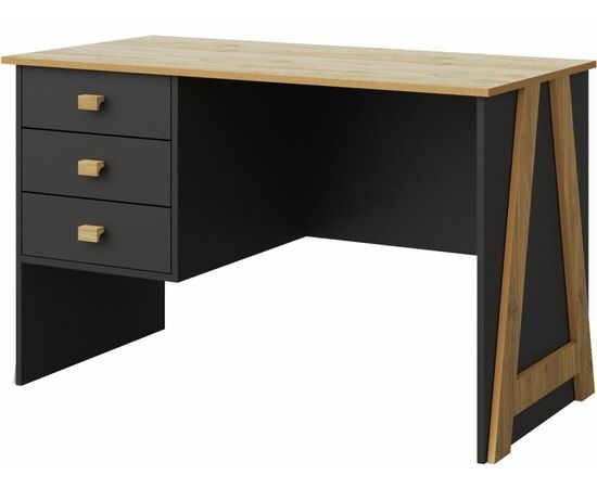 Стол «Скандинавия 3Я» КМК 0905.20, Антрацит/Дуб Наварра, изображение 2 | Интернет магазин мебели и декора LifeDekor