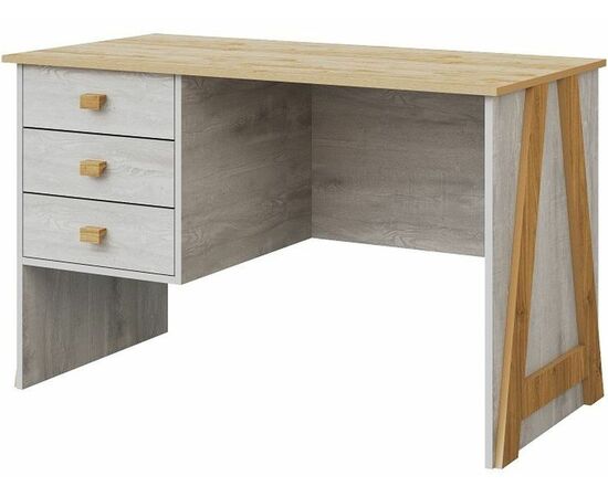 Стол «Скандинавия 3Я» КМК 0905.20, Бетон пайн светлый/Дуб Наварра, изображение 2 | Интернет магазин мебели и декора LifeDekor