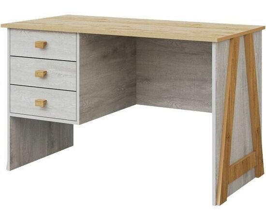 Стол «Скандинавия 3Я» КМК 0905.20, Бетон пайн светлый/Дуб Наварра | Интернет магазин мебели и декора LifeDekor