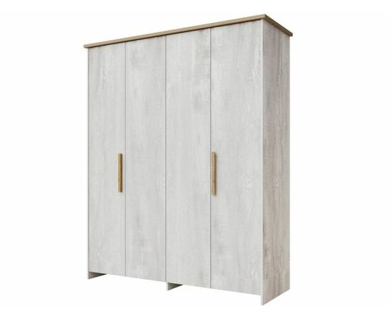 Шкаф «Скандинавия 4Д» КМК 0905.8, Бетон пайн светлый/Дуб Наварра | Интернет магазин мебели и декора LifeDekor