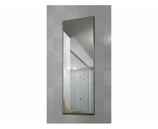 Зеркало настенное в раме Сельетта-5, глянец серебро 150 см х 50 см, изображение 4 | Интернет магазин мебели и декора LifeDekor