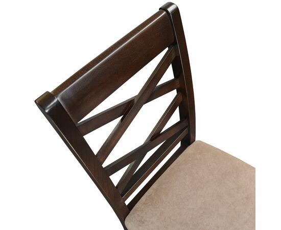 Стул Араго орех, капучино, изображение 4 | Интернет магазин мебели и декора LifeDekor
