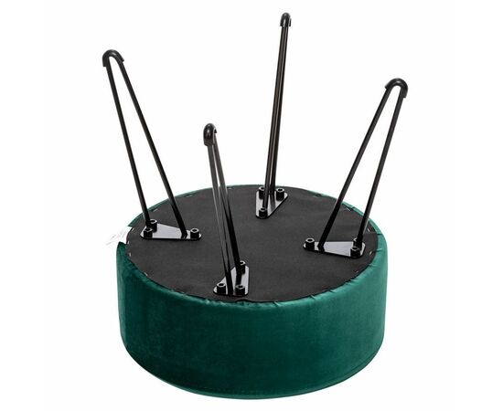 Пуф Кома (ткань велюр Зеленый), изображение 5 | Интернет магазин мебели и декора LifeDekor