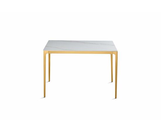 Стол обеденный Камео DT-3001S, 120х80х75 см, белый мрамор (Калаката), изображение 2 | Интернет магазин мебели и декора LifeDekor