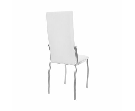 Кухонный стул SHADO Пекин №5 Хром Белый Крокодил С1, изображение 5 | Интернет магазин мебели и декора LifeDekor