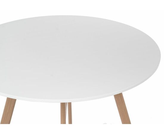 Обеденная группа Гуанора 90 white / wood, изображение 5 | Интернет магазин мебели и декора LifeDekor