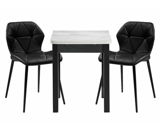 Обеденная группа Наирти черный / метрополитан грей | Интернет магазин мебели и декора LifeDekor