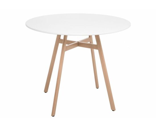 Обеденная группа Номиа 90 white / wood, изображение 2 | Интернет магазин мебели и декора LifeDekor