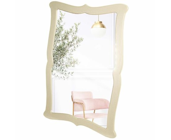 Зеркало навесное Берже 23 слоновая кость 97 см х 67 см, изображение 5 | Интернет магазин мебели и декора LifeDekor