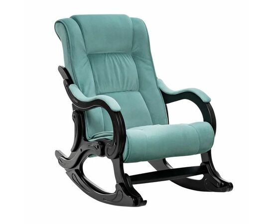 Кресло-качалка модель 77 (Венге / ткань V 43) | Интернет магазин мебели и декора LifeDekor