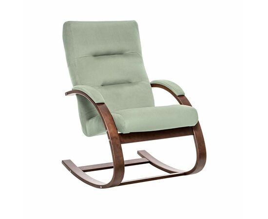 Кресло-качалка Милано  (Орех текстура/ткань V 14), изображение 3 | Интернет магазин мебели и декора LifeDekor