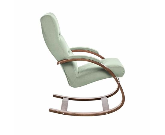 Кресло-качалка Милано  (Орех текстура/ткань V 14), изображение 4 | Интернет магазин мебели и декора LifeDekor