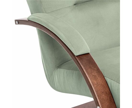 Кресло-качалка Милано  (Орех текстура/ткань V 14), изображение 7 | Интернет магазин мебели и декора LifeDekor