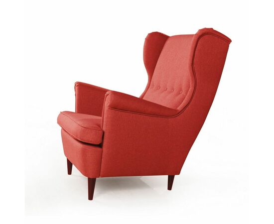 Кресло Redford, рогожка красный, изображение 2 | Интернет магазин мебели и декора LifeDekor