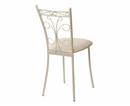 Стул Неаполь ДП2-16, кожзам Линкольн белый, каркас белый матовый, изображение 3 | Интернет магазин мебели и декора LifeDekor