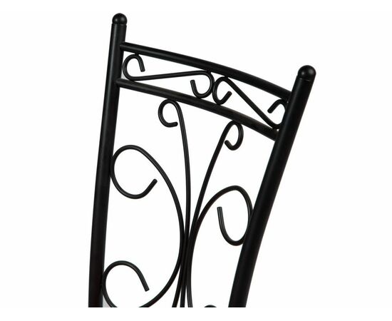 Стул Неаполь ДП2-16, кожзам Экотек красный, каркас черный матовый, изображение 6 | Интернет магазин мебели и декора LifeDekor