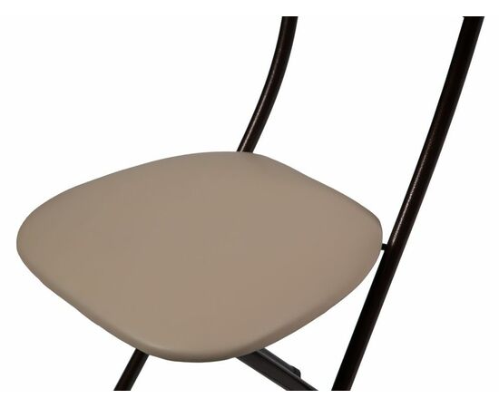 Стул складной Стефани ДП2-04, кожзам Линкольн беж, каркас арабискат, изображение 6 | Интернет магазин мебели и декора LifeDekor