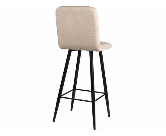 Стул ДП2-08 «Барный» М106 ткань «Канди Крем», каркас черный матовый, изображение 4 | Интернет магазин мебели и декора LifeDekor