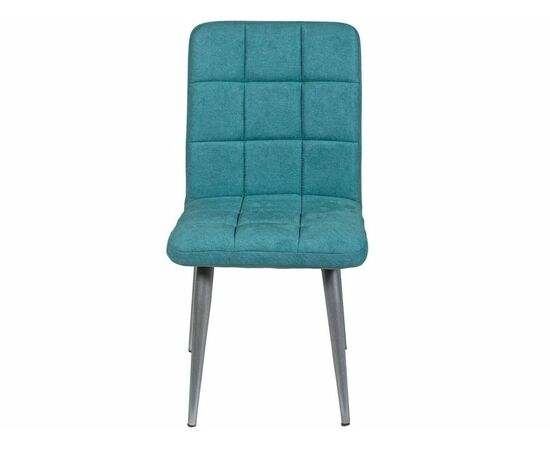 Стул ДП2-17 «Даллас», ткань «Канди Аквамарин», каркас металлик, изображение 3 | Интернет магазин мебели и декора LifeDekor
