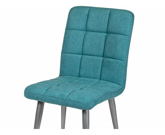 Обеденная группа (Стол Денвер и 4 стула Даллас), ткань Канди Аквамарин, изображение 13 | Интернет магазин мебели и декора LifeDekor