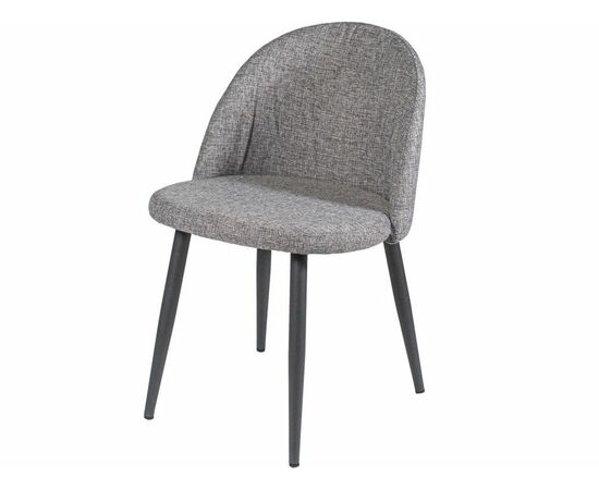 Стул ДП2-17 «Делтон», рогожка «Графит», каркас графит, изображение 2 | Интернет магазин мебели и декора LifeDekor