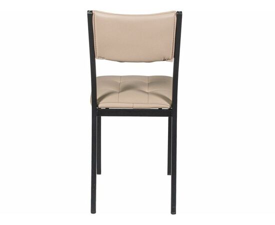Стул Дункан ДП2-20, Линкольн беж, каркас черный матовый, изображение 7 | Интернет магазин мебели и декора LifeDekor