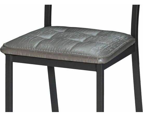 Стул Дункан ДП2-20, Bengal серый, каркас графит, изображение 4 | Интернет магазин мебели и декора LifeDekor