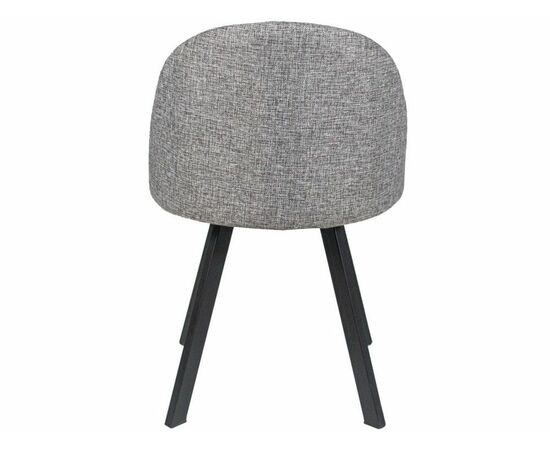 Стул ДП2-25 «Спайдер», рогожка «Графит», каркас черный матовый, изображение 4 | Интернет магазин мебели и декора LifeDekor