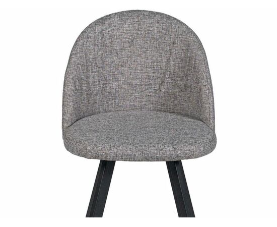 Обеденная группа (Стол Денвер и 4 стула Спайдер), ткань рогожка Графит, изображение 12 | Интернет магазин мебели и декора LifeDekor