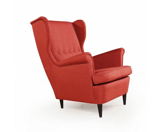 Кресло Redford, рогожка красный | Интернет магазин мебели и декора LifeDekor