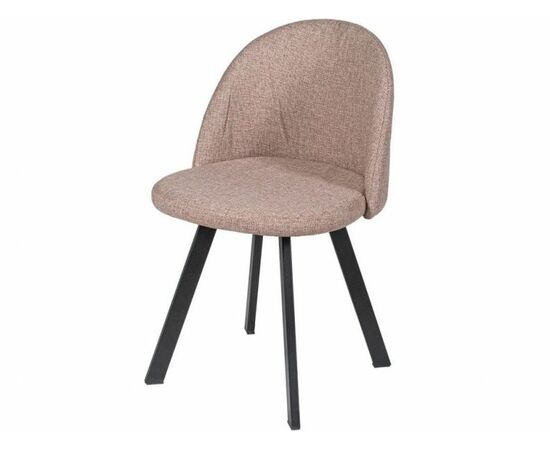 Стул ДП2-25 «Спайдер», рогожка «Кэмел», каркас черный матовый | Интернет магазин мебели и декора LifeDekor