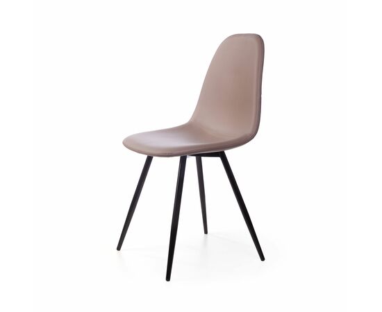 Стул TED, нанокожа бежевый | Интернет магазин мебели и декора LifeDekor