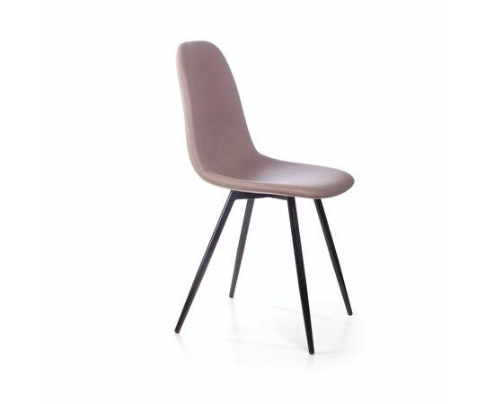 Стул TED, нанокожа бежевый, изображение 4 | Интернет магазин мебели и декора LifeDekor