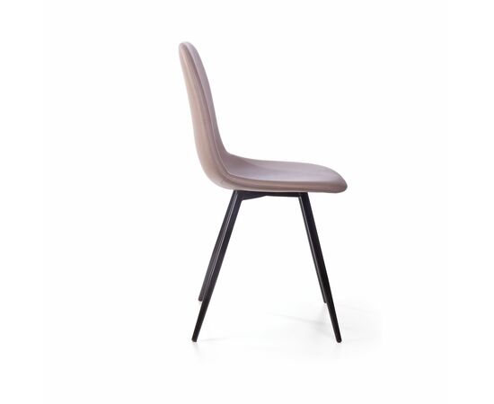 Стул TED, нанокожа бежевый, изображение 5 | Интернет магазин мебели и декора LifeDekor