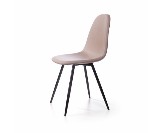 Стул TED, нанокожа бежевый, изображение 7 | Интернет магазин мебели и декора LifeDekor