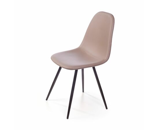 Стул TED, нанокожа бежевый, изображение 8 | Интернет магазин мебели и декора LifeDekor