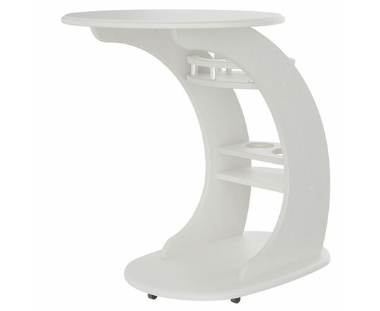 Стол придиванный Люкс молочный дуб Л | Интернет магазин мебели и декора LifeDekor