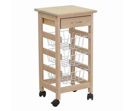 Тумба с ящиком и корзинами лак | Интернет магазин мебели и декора LifeDekor