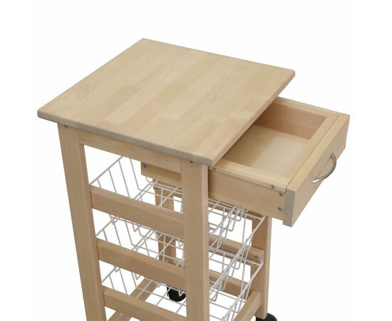 Тумба с ящиком и корзинами лак, изображение 5 | Интернет магазин мебели и декора LifeDekor