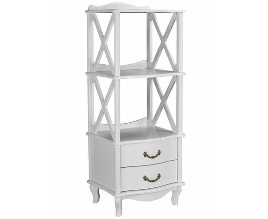 Этажерка Джульетта 2 уровня, молочный дуб Л | Интернет магазин мебели и декора LifeDekor