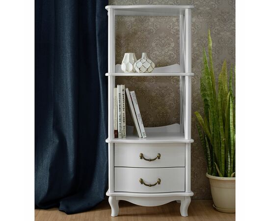 Этажерка Джульетта 2 уровня, молочный дуб Л, изображение 7 | Интернет магазин мебели и декора LifeDekor