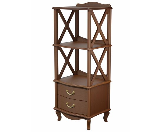 Этажерка Джульетта 2 уровня, орех Л | Интернет магазин мебели и декора LifeDekor